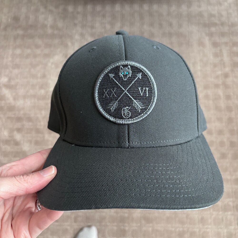 GREYSON Member Only Baseball Hat Cap Mens One Size Gray Golf Patch Adjustable